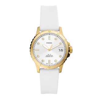 Fossil ES5286 White Silicone