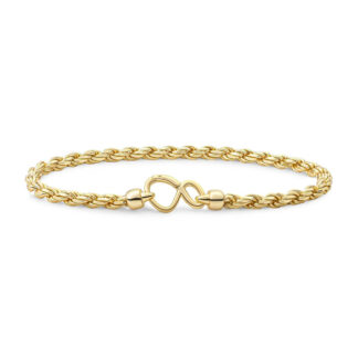 Sparkling LK-RPG-018 Rope Chain Gold Plated