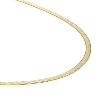 Sparkling SN-HBG-050 Herringbone Necklace 50Cm