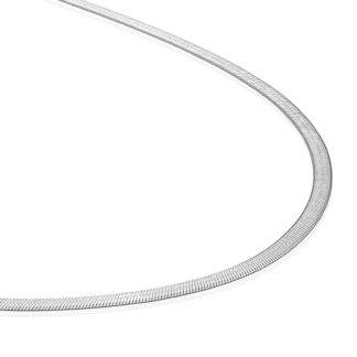 Sparkling SN-HBS-050 Herringbone Neckllace 50 Cm- Silver