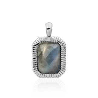 Sparkling SP23-G18 Silver – Labradorite Baguette