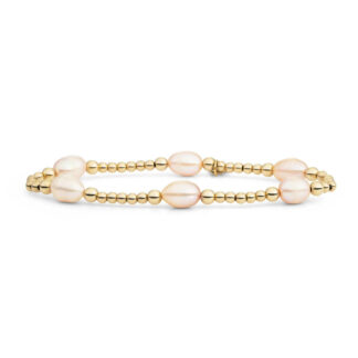 Sparkling BLK03G-P03 Peach Pearl Reverse Bold Mix – Gold