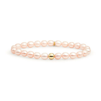 Sparkling SBG-P03-ADD-6MM Peach Pearl Saturn Small – Gold 6M