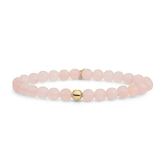 Sparkling SBG-GEM13-ADD-6MM Rose Quartz Saturn Large