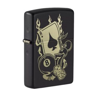 ZIPPO GAMBLING DESIGN 49257